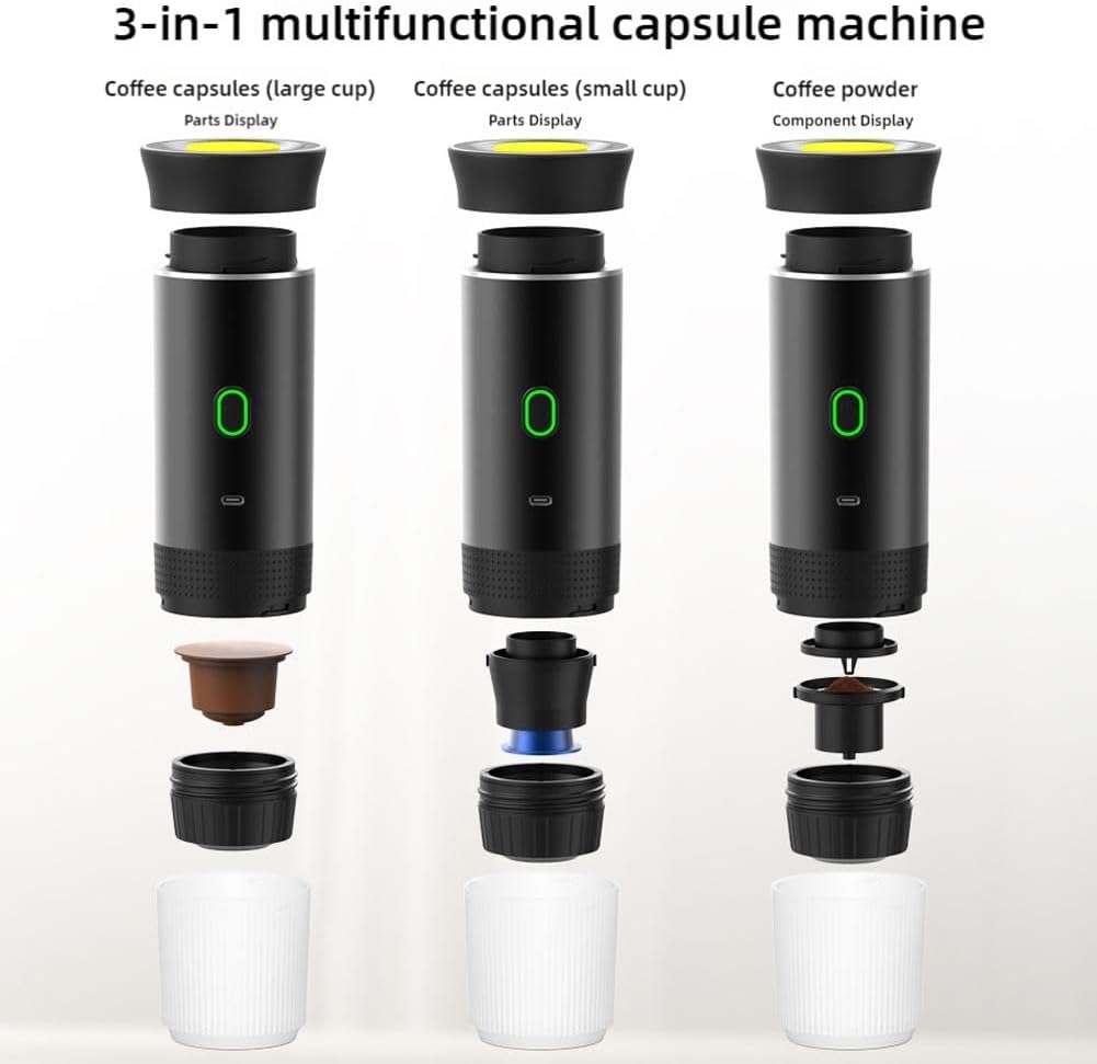 Cafetera portátil inalámbrica 3 en 1®