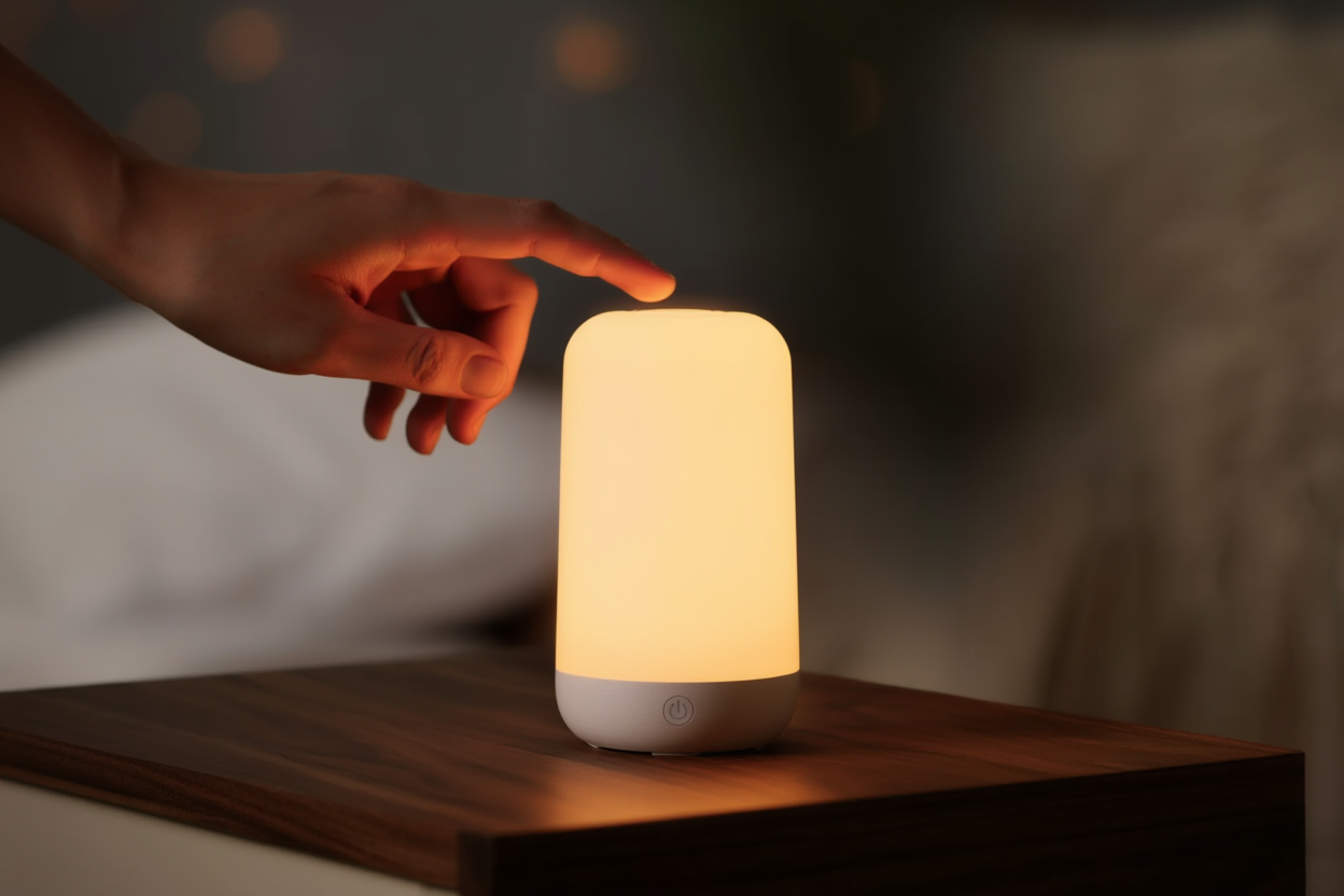Lámpara de mesa táctil inteligente