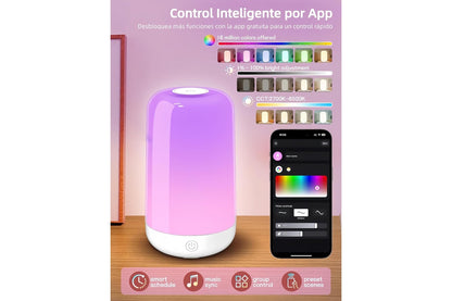 Lámpara de mesa táctil inteligente