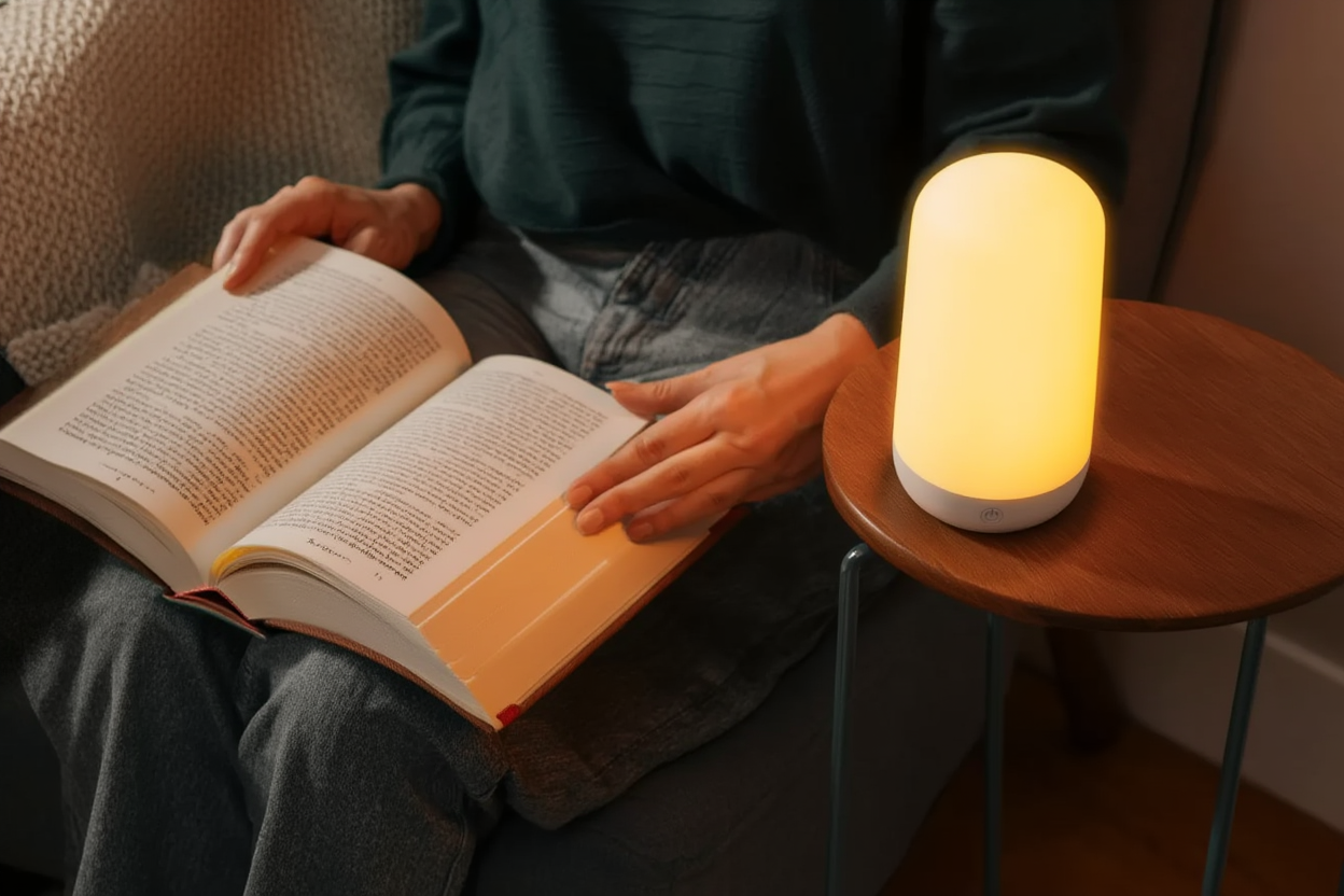 Lámpara de mesa táctil inteligente